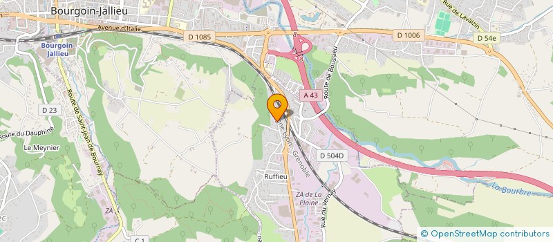 localisation de l'entreprise DESIGN FACADE  NIVOLAS-VERMELLE