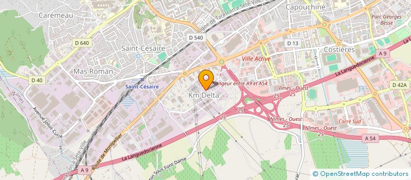 localisation de l'entreprise DESIGN FENETRES  NIMES