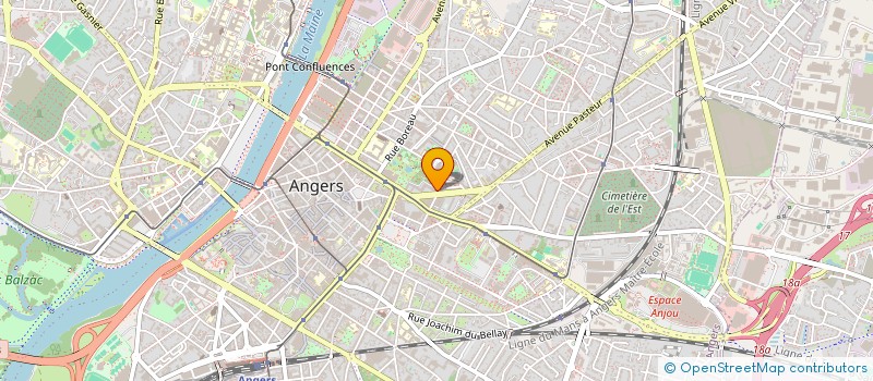 localisation de l'entreprise DESIGN&FONCTION à ANGERS