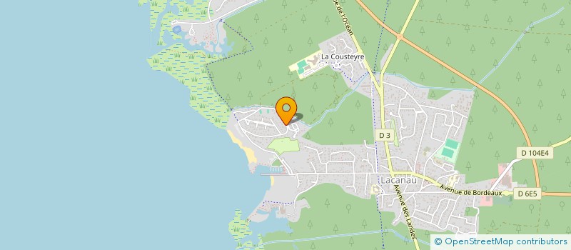 localisation de l'entreprise DESIGN FOR HAPPINESS  LACANAU