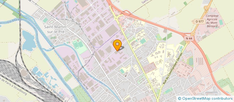 localisation de l'entreprise DESIGN HABITAT  CHALONS-EN-CHAMPAGNE