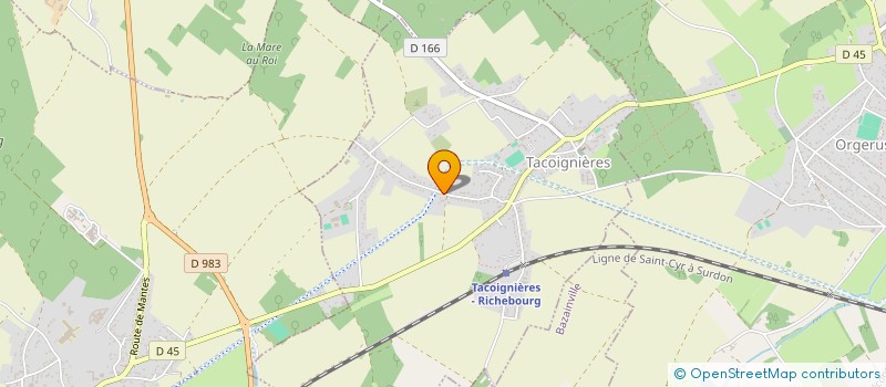 localisation de l'entreprise DESIGN HABITAT  TACOIGNIERES