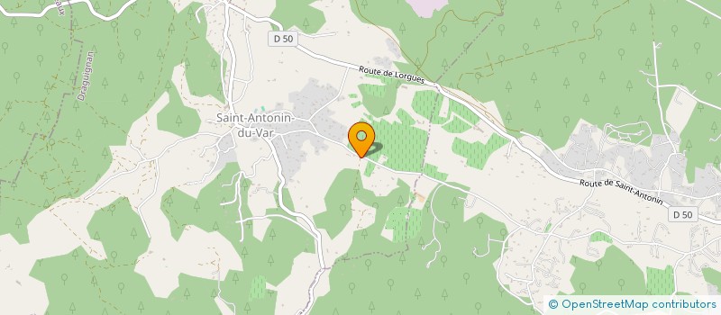 localisation de l'entreprise DESIGN HABITAT MEDITERRANEE  SAINT-ANTONIN-DU-VAR