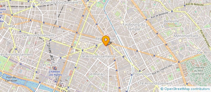 localisation de l'entreprise DESIGN HAIR à PARIS