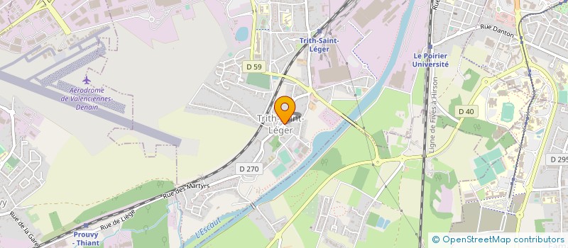 localisation de l'entreprise DESIGN'HAIR  TRITH-SAINT-LEGER