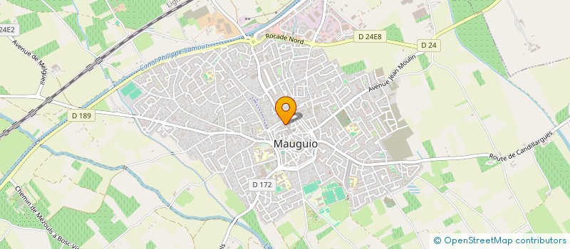 localisation de l'entreprise DESIGN ' HAIR  MAUGUIO