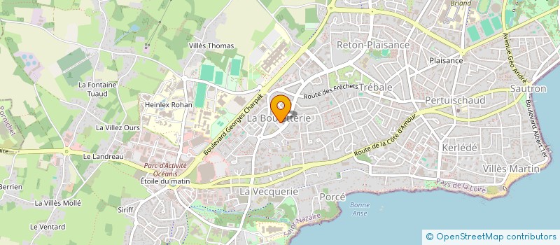 localisation de l'entreprise DESIGN'HAIR  SAINT-NAZAIRE