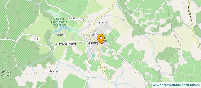 localisation de l'entreprise DESIGN HOME  BLASIMON