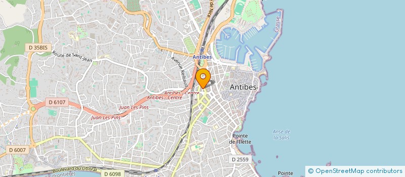 localisation de l'entreprise DESIGN HOME CONCEPT à ANTIBES