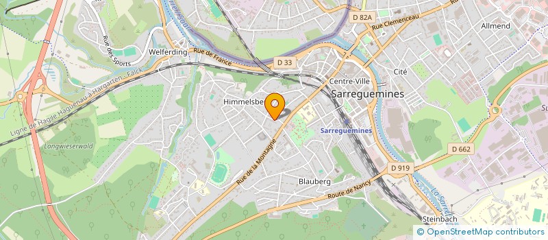 localisation de l'entreprise DESIGN HOUSE CONSTRUCTION  SARREGUEMINES