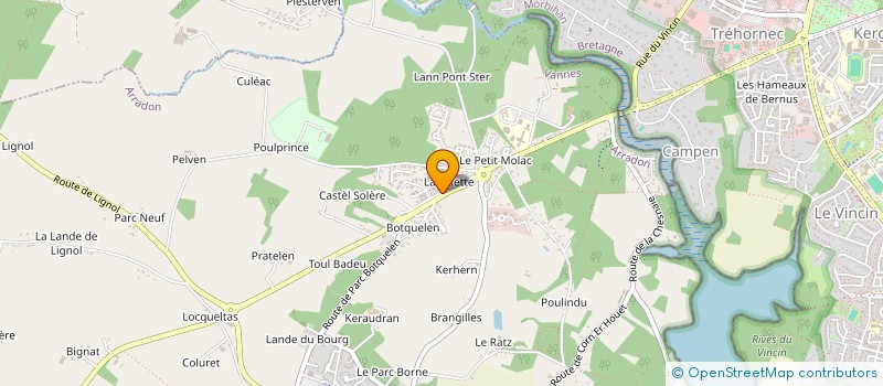localisation de l'entreprise DESIGN IMPLANT à ARRADON
