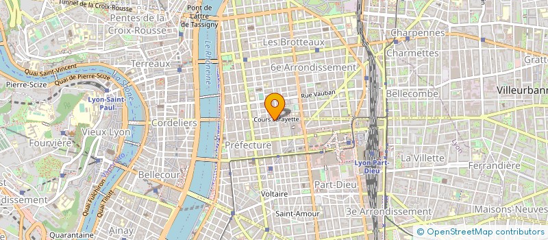 localisation de l'entreprise DESIGN LZ  LYON