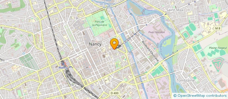 localisation de l'entreprise DESIGN & MAISON DIFFUSION  NANCY