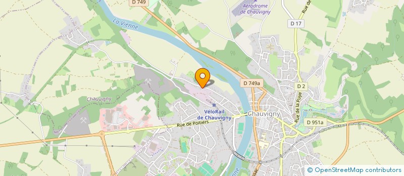 localisation de l'entreprise DESIGN MARBRERIE SARL  CHAUVIGNY