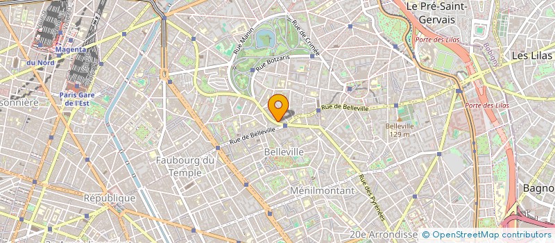 localisation de l'entreprise DESIGN-MAT à PARIS