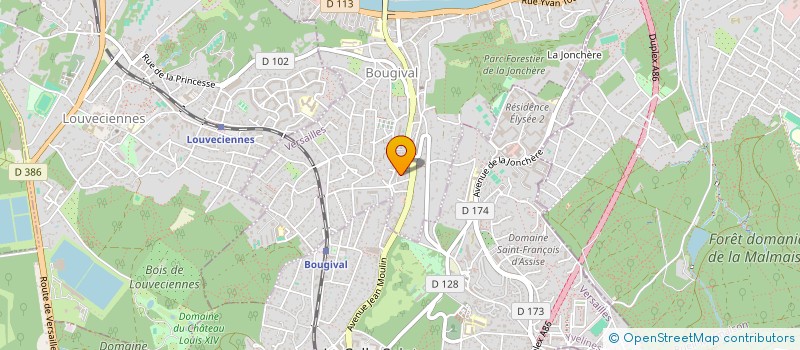localisation de l'entreprise DESIGN&MAT à BOUGIVAL