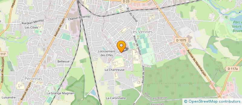 localisation de l'entreprise DESIGN MENUISERIE à PERONNAS