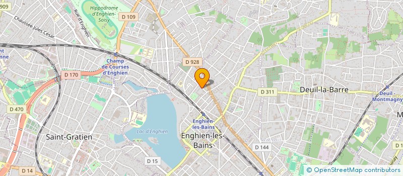localisation de l'entreprise DESIGN MEUBLES à ENGHIEN LES BAINS