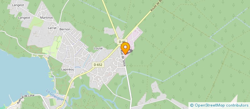 localisation de l'entreprise DESIGN MOBIL'HOME  SANGUINET