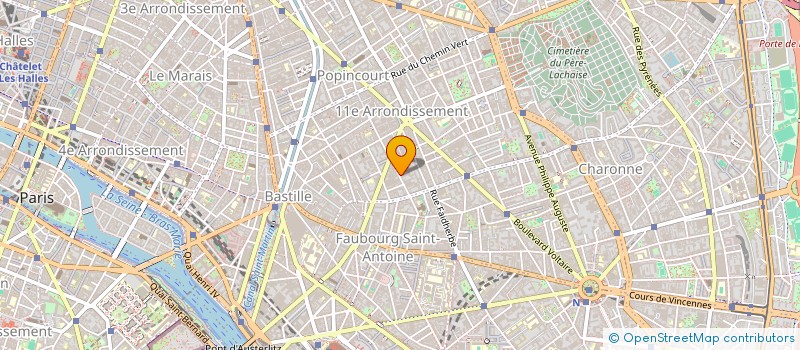 localisation de l'entreprise DESIGN PARISIEN  PARIS