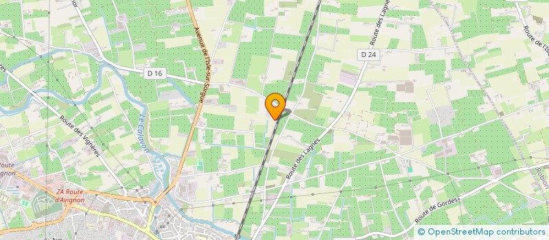 localisation de l'entreprise DESIGN PAYSAGE  CAVAILLON