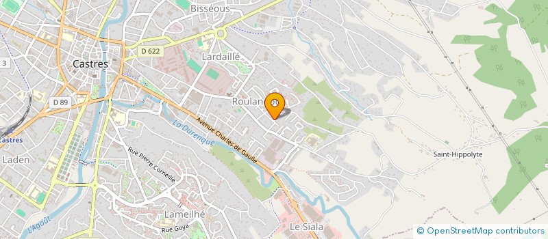 localisation de l'entreprise DESIGN PEINTURE 81  CASTRES