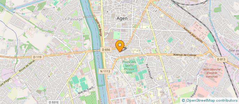 localisation de l'entreprise DESIGN PISCINES 47 à AGEN