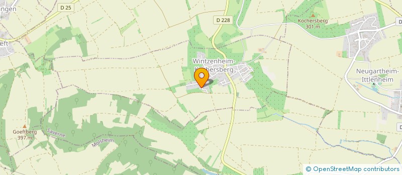 localisation de l'entreprise DESIGN PISCINES  WINTZENHEIM-KOCHERSBERG