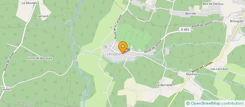 localisation de l'entreprise DESIGN PITOUX METAL  LEOGEATS