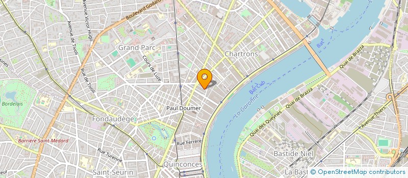 localisation de l'entreprise DESIGN PLAFONDS  BORDEAUX