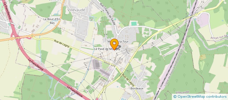 localisation de l'entreprise DESIGN PLOMBERIE à VILLEVAUDE