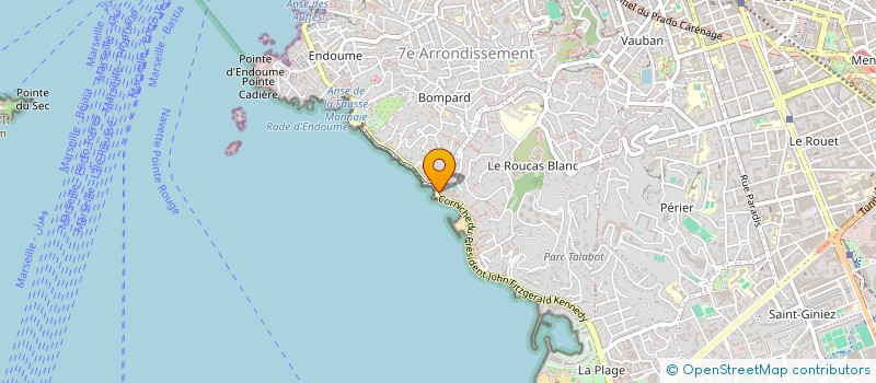 localisation de l'entreprise DESIGN PLUS à MARSEILLE