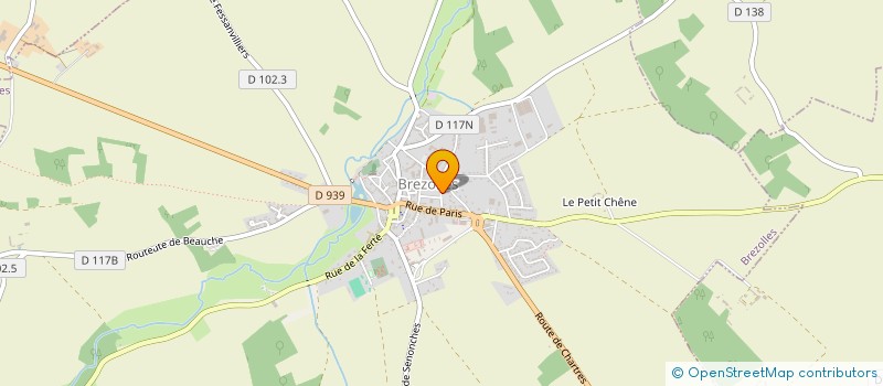 localisation de l'entreprise DESIGN PRESSE ET COMMUNICATION à BREZOLLES