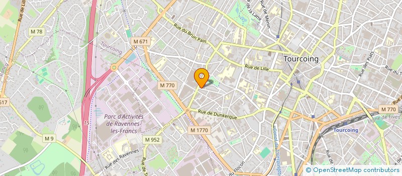 localisation de l'entreprise DESIGN PRO à TOURCOING
