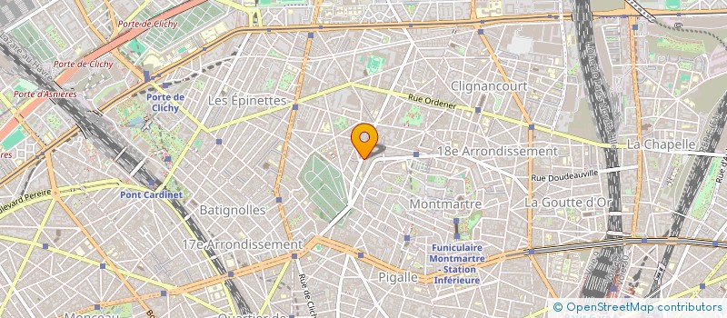 localisation de l'entreprise DESIGN PROJETS SARL à PARIS