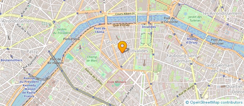 localisation de l'entreprise DESIGN QUARTERS  PARIS