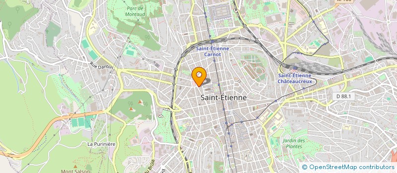 localisation de l'entreprise DESIGN RECHERCHE OUVERTE PERFORMANCE !  SAINT-ETIENNE