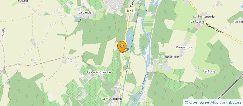 localisation de l'entreprise DESIGN RENO BOIS  BEAUMONT-LOUESTAULT