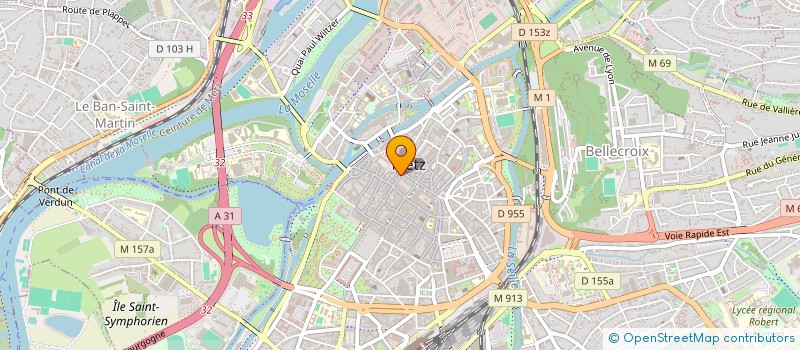 localisation de l'entreprise DESIGN ROOM à METZ