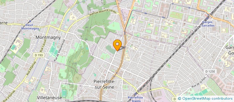 localisation de l'entreprise DESIGN SANITAIRE THERMIQUE à PIERREFITTE-SUR-SEINE