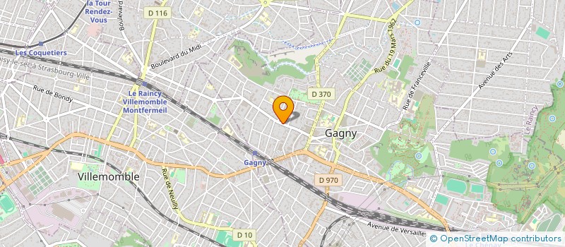 localisation de l'entreprise DESIGN SERVICE ELECTRICITE à GAGNY