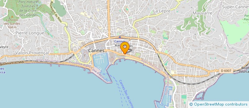 localisation de l'entreprise DESIGN SET à CANNES