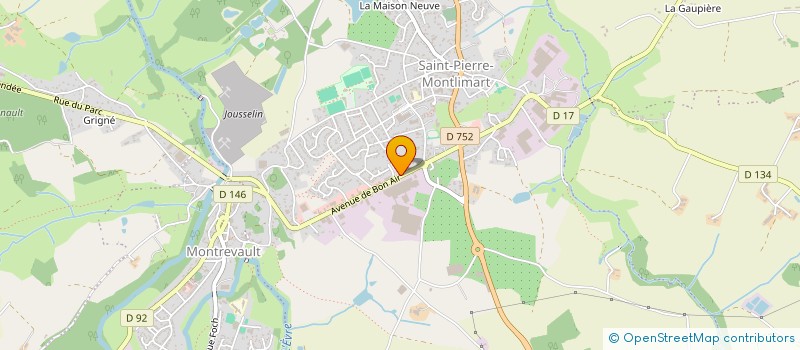 localisation de l'entreprise DESIGN SOL SOUPLE à BEAUPREAU-EN-MAUGES