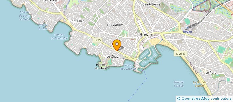 localisation de l'entreprise DESIGN SYSTEM à ROYAN