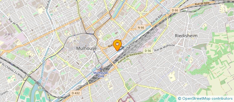localisation de l'entreprise DESIGN SYSTEM à MULHOUSE