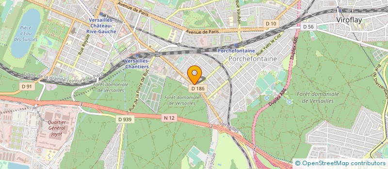 localisation de l'entreprise DESIGN SYSTEMS à VERSAILLES
