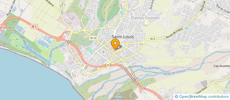 localisation de l'entreprise DESIGN TECHNOLOGIES à SAINT-LOUIS