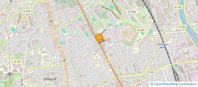 localisation de l'entreprise DESIGN TELEMATIK à VITRY-SUR-SEINE