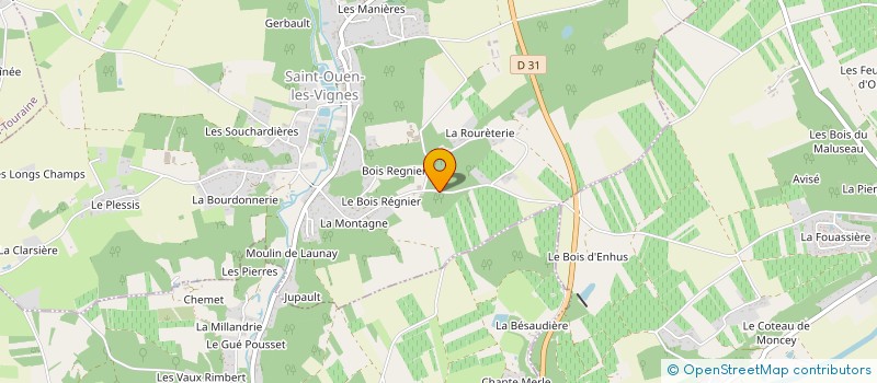 localisation de l'entreprise DESIGN'TOITURE  SAINT-OUEN-LES-VIGNES