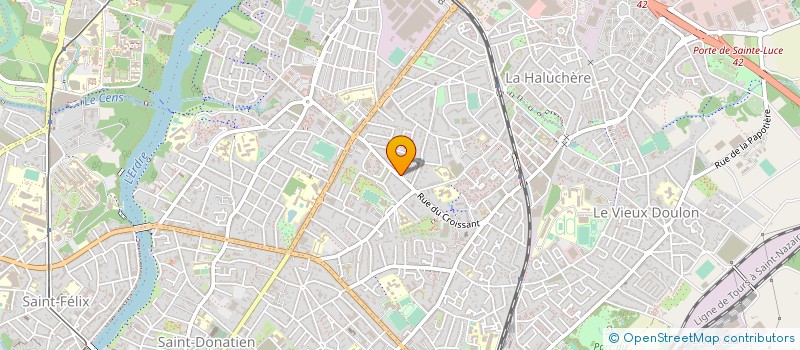 localisation de l'entreprise DESIGN Y M à NANTES